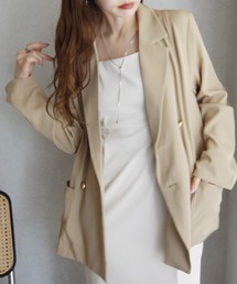 金ボタン」に該当するジャケット/アウター（ベージュ系）ファッション