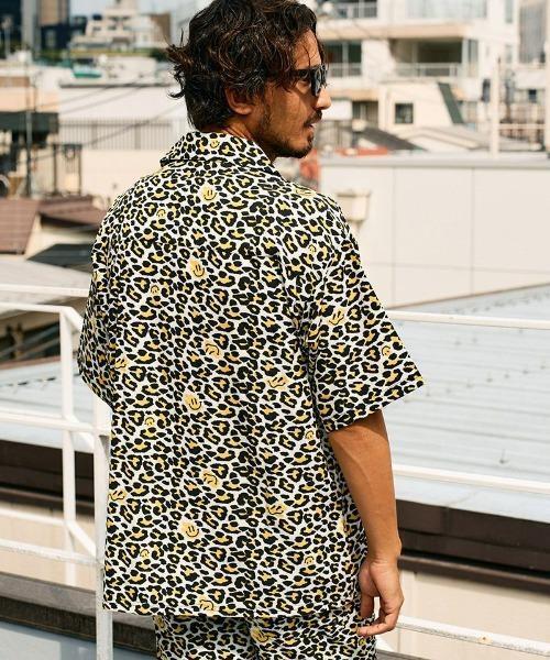 STUD MUFFIN(スタッドマフィン)の「STUD MUFFIN/スタッドマフィン/レオパード オープンカラーシャツ(シャツ/ブラウス・メンズ・ブラック/イエロー・3/2/4)」の8枚目の写真
