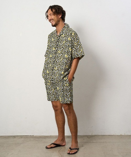 STUD MUFFIN（スタッドマフィン）の「STUD MUFFIN/スタッドマフィン/レオパード オープンカラーシャツ（シャツ/ブラウス・メンズ・ブラック/イエロー・3/2/4）」の6枚目の写真