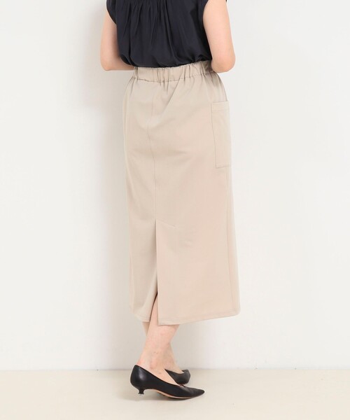 MICO COULIER（ミコクリエ）の「CICA配合サークルストレッチスカート（スカート・レディース・ベージュ/ブラック・36/38）」の14枚目の写真