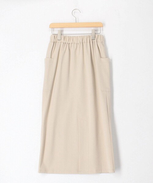 MICO COULIER（ミコクリエ）の「CICA配合サークルストレッチスカート（スカート・レディース・ベージュ/ブラック・36/38）」の6枚目の写真