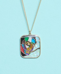 gargle（ガーグル）の「gargle ガーグル：アートシリーズ　ステンドアート５　ダリ　ネックレス（ネックレス・キッズ）」