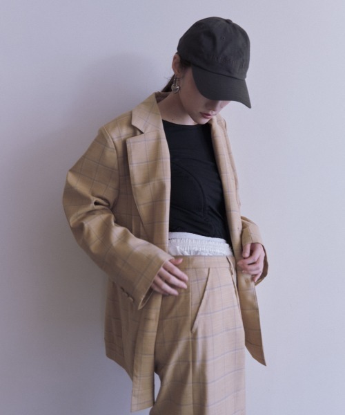 HONEY MI HONEY(ハニーミーハニー)の「embroidery logo cap(キャップ・レディース・チャコールグレー/アイボリー・FREE)」の9枚目の写真
