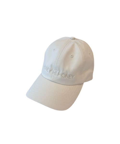 HONEY MI HONEY(ハニーミーハニー)の「embroidery logo cap(キャップ・レディース・チャコールグレー/アイボリー・FREE)」の20枚目の写真
