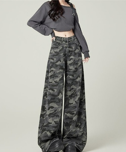 REBALANCE(リバランス)の「カモフラデニムパンツ(デニムパンツ・レディース・A・X-LARGE/LARGE/MEDIUM)」の8枚目の写真
