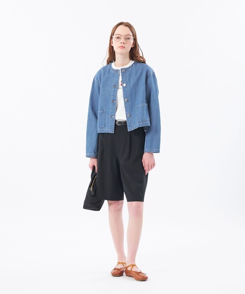 MACKINTOSH PHILOSOPHY(マッキントッシュ フィロソフィー)の「【ROYTON(ロイトン)】デニムジャケット(デニムジャケット・レディース・ブルー/ダークネイビー・36/38/34/40)」の6枚目の写真