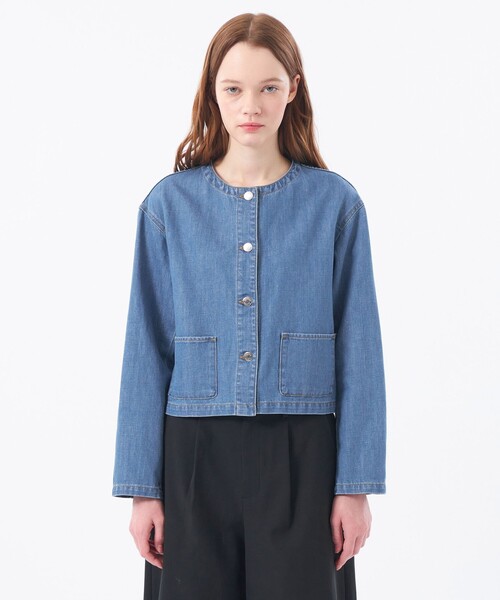 MACKINTOSH PHILOSOPHY(マッキントッシュ フィロソフィー)の「【ROYTON(ロイトン)】デニムジャケット(デニムジャケット・レディース・ブルー/ダークネイビー・36/38/34/40)」の7枚目の写真