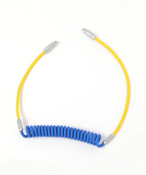 BAYFLOW（ベイフロー）の「バイカラーコイルケーブル(type C)（スマホグッズ・レディース・ブルー/ライトブルー・0）」の8枚目の写真