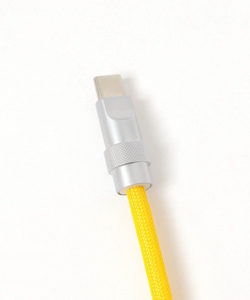 BAYFLOW（ベイフロー）の「バイカラーコイルケーブル(type C)（スマホグッズ・レディース・ブルー/ライトブルー・0）」の6枚目の写真