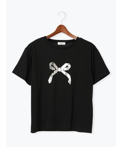 【新品】リボンモチーフカットソー リボンモチーフカットソー（カットソー/Tシャツ）｜CELFORD