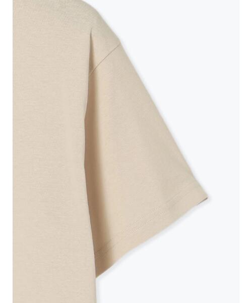 Te chichi TERRASSE（テチチテラス）の「【接触冷感】箔リボンモチーフTシャツ（Tシャツ/カットソー・レディース・オフホワイト/ブラック/ベージュ・F）」の11枚目の写真