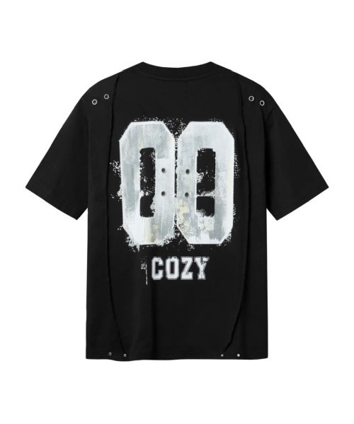COZY WORLDWIDE（コージーワールドワイド）の「【Cozy world Wide】00 KNIGHT CLUB T SHIRT / 【コージーワールドワイド】ナンバープリント半袖Tシャツ（Tシャツ/カットソー・メンズ・ブラック・M）」の13枚目の写真