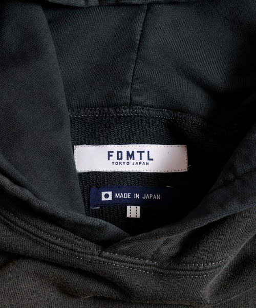 FDMTL（ファンダメンタル）の「FDMTL/ファンダメンタル/LOGO SWEAT HOODIE 3YR WASH（パーカー・メンズ・ネイビー/チャコールグレー・4/3/2）」の4枚目の写真