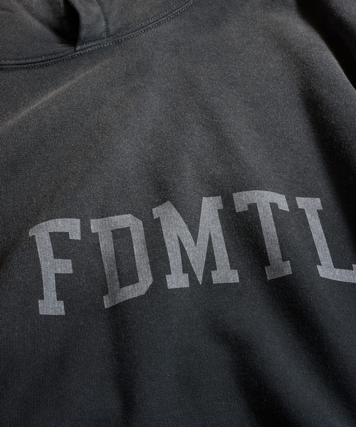 FDMTL（ファンダメンタル）の「FDMTL/ファンダメンタル/LOGO SWEAT HOODIE 3YR WASH（パーカー・メンズ・ネイビー/チャコールグレー・4/3/2）」の7枚目の写真