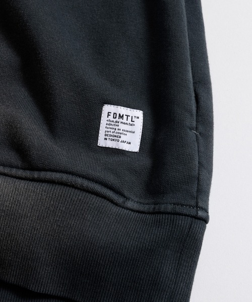 FDMTL（ファンダメンタル）の「FDMTL/ファンダメンタル/LOGO SWEAT HOODIE 3YR WASH（パーカー・メンズ・ネイビー/チャコールグレー・4/3/2）」の8枚目の写真
