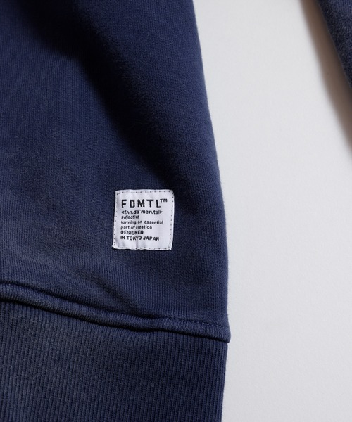 FDMTL（ファンダメンタル）の「FDMTL/ファンダメンタル/LOGO SWEAT HOODIE 3YR WASH（パーカー・メンズ・ネイビー/チャコールグレー・4/3/2）」の16枚目の写真