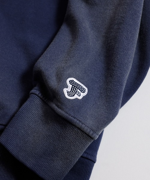 FDMTL（ファンダメンタル）の「FDMTL/ファンダメンタル/LOGO SWEAT HOODIE 3YR WASH（パーカー・メンズ・ネイビー/チャコールグレー・4/3/2）」の17枚目の写真