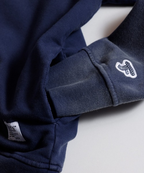 FDMTL（ファンダメンタル）の「FDMTL/ファンダメンタル/LOGO SWEAT HOODIE 3YR WASH（パーカー・メンズ・ネイビー/チャコールグレー・4/3/2）」の18枚目の写真