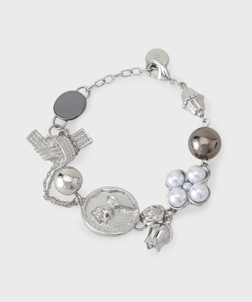 tk.TAKEO KIKUCHI（ティーケータケオキクチ）の「チャームブレスレット（ブレスレット・メンズ・シルバー/シルバー系・00）」の3枚目の写真