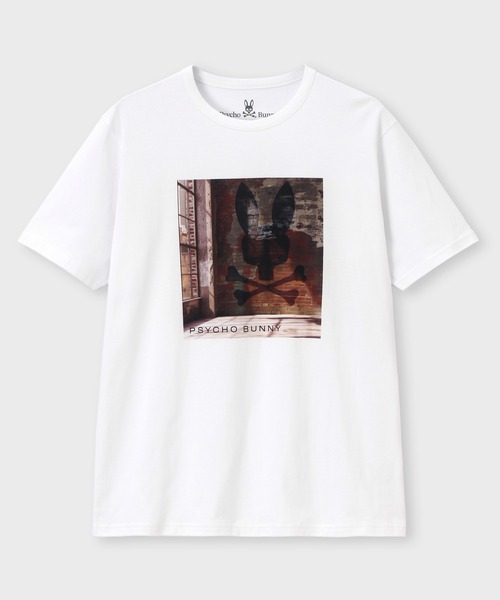 Psycho Bunny(サイコバニー)の「フォトプリント Tシャツ(Tシャツ/カットソー・メンズ・ブラック/ホワイト・X-LARGE/LARGE/MEDIUM/SMALL)」の6枚目の写真