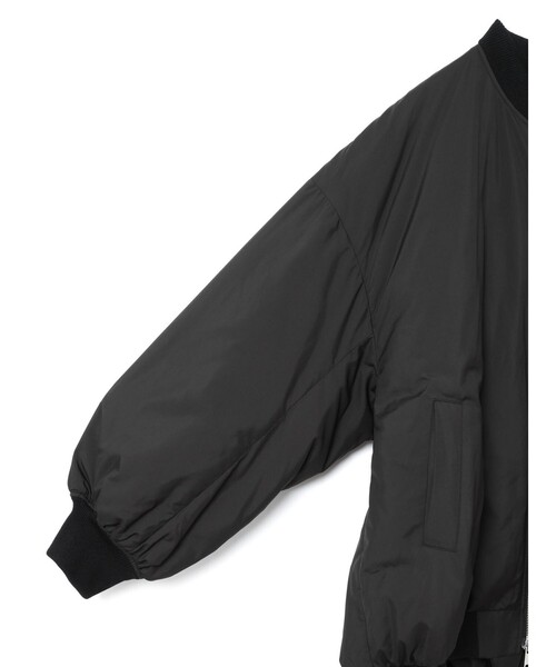 mizuiro ind ワイドジップダウンブルゾン（ダウンジャケット/コート