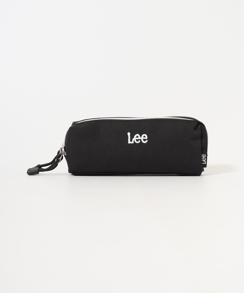 Lee(リー)の「Leeロゴ刺繍ダブルファスナーPポーチ(ポーチ・メンズ・アイボリー/ブラック・FREE)」の5枚目の写真