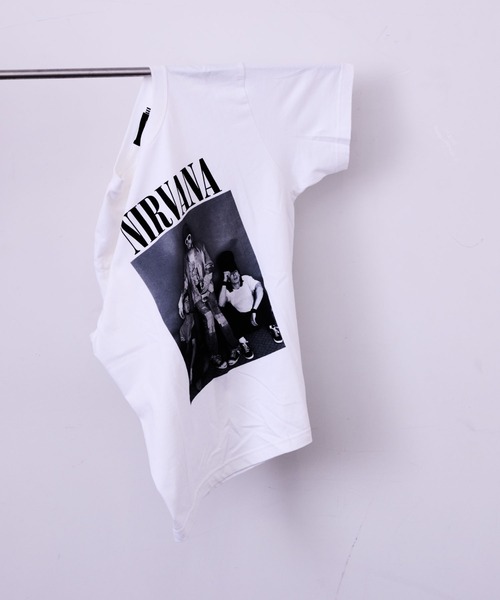 le cercle ADAM ET ROPE'(ルセルクルアダムエロペ)の「【GOOD ROCK SPEED/グッドロックスピード】アソートロックTシャツ(Tシャツ/カットソー・メンズ・チャコールグレー/マスタード/スミクロ/ホワイト系その他/ホワイト・L/LL)」の1枚目の写真