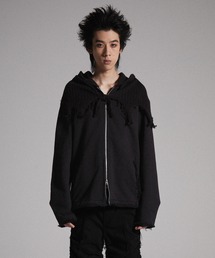 GRANCY(OV[)́yGRANCYzKnit Layered Design Zip Hoodie / jbgC[hfUCWbvt[fB(p[J[)