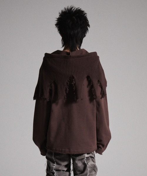 GRANCY（グランシー）の「【GRANCY】Knit Layered Design Zip