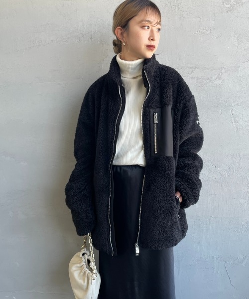 TATRAS/タトラス] MONREALE ボアフリース スタンドブルゾン（ブルゾン