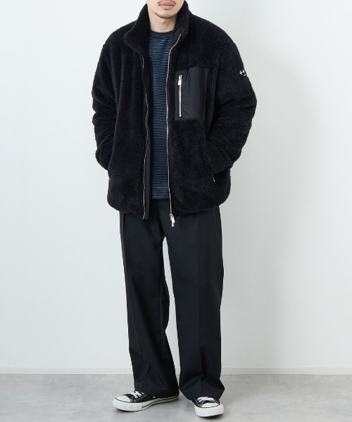 TATRAS/タトラス] MONREALE ボアフリース スタンドブルゾン（ブルゾン