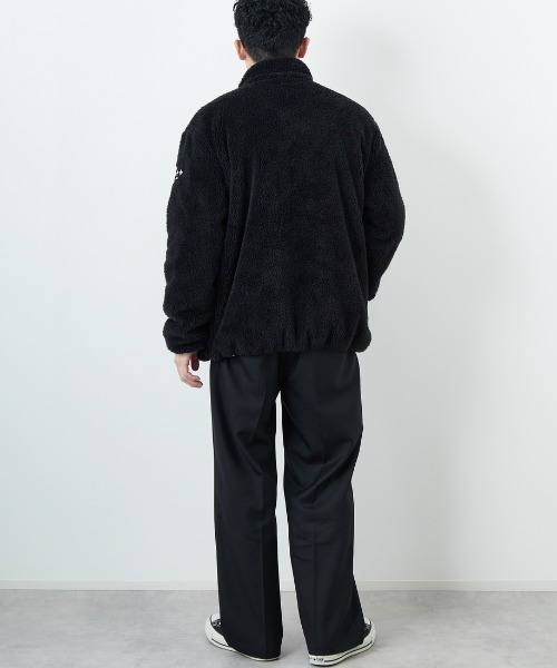 TATRAS（タトラス）の「[TATRAS/タトラス] MONREALE ボアフリース スタンドブルゾン（ブルゾン・レディース・ライトグレー/ブラック・3/2/4）」の6枚目の写真