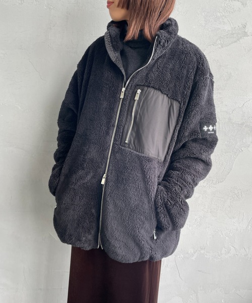 TATRAS/タトラス] MONREALE ボアフリース スタンドブルゾン（ブルゾン