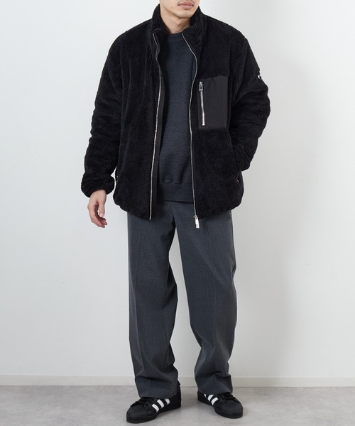 TATRAS/タトラス] MONREALE ボアフリース スタンドブルゾン（ブルゾン