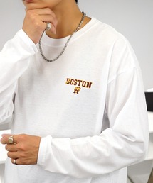 L'atelier(ラトリエ)の刺繍 ロゴ 長袖 Tシャツ ワンポイント(Tシャツ/カットソー)