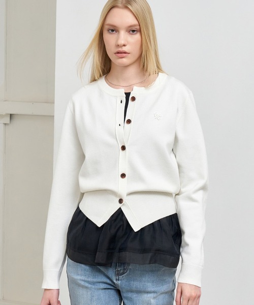 GENERAL IDEA(ジェネラルアイデア)の「GENERAL IDEA/ジェネラルアイディア sheer layered shirring blouse ブラウス(キャミソール・レディース・ブラック/スカイブルー/クリーム・S/M/L)」の16枚目の写真