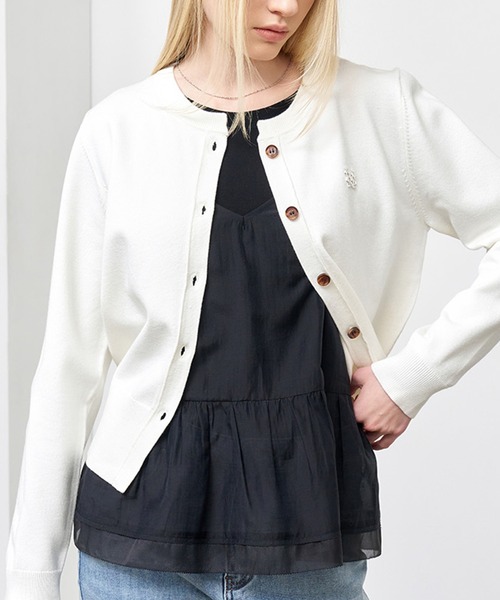 GENERAL IDEA(ジェネラルアイデア)の「GENERAL IDEA/ジェネラルアイディア sheer layered shirring blouse ブラウス(キャミソール・レディース・ブラック/スカイブルー/クリーム・S/M/L)」の17枚目の写真