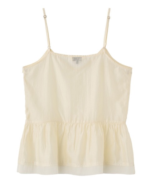 GENERAL IDEA(ジェネラルアイデア)の「GENERAL IDEA/ジェネラルアイディア sheer layered shirring blouse ブラウス(キャミソール・レディース・ブラック/スカイブルー/クリーム・S/M/L)」の21枚目の写真