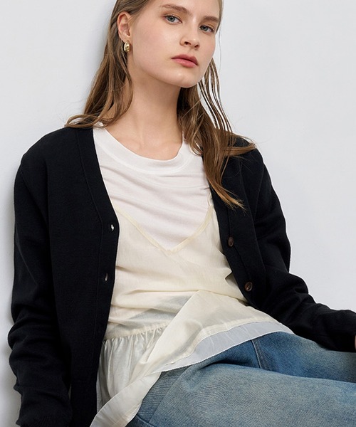 GENERAL IDEA(ジェネラルアイデア)の「GENERAL IDEA/ジェネラルアイディア sheer layered shirring blouse ブラウス(キャミソール・レディース・ブラック/スカイブルー/クリーム・S/M/L)」の22枚目の写真