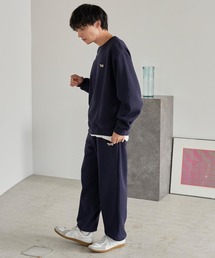 PENNEYS（ぺニーズ）の「PENNEYS/ペニーズ 別注 THE FOX ロゴ ワンポイントワッペン刺繍 オーバーサイズスウェットプルオーバー＆スウェットパンツ（ルームウェア/パジャマ）」