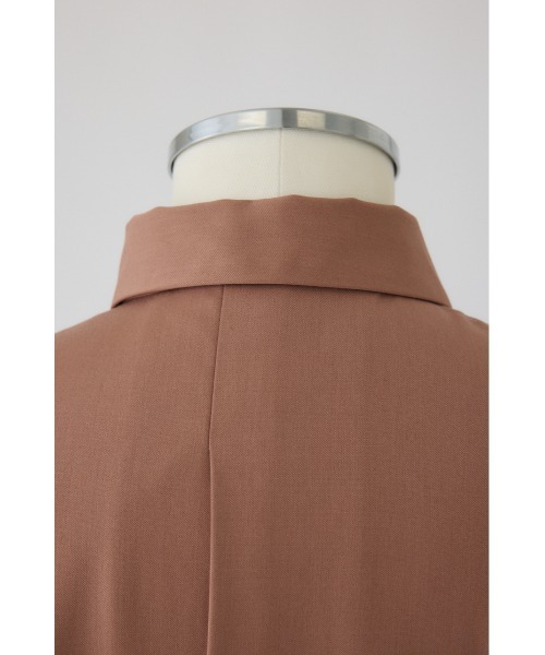 RIM.ARK（リムアーク）の「Minimal box silhouette SH ミニマルボックスシルエットシャツ（シャツ/ブラウス・レディース・ブルー/チャコールグレー/スモークピンク・FREE）」の20枚目の写真
