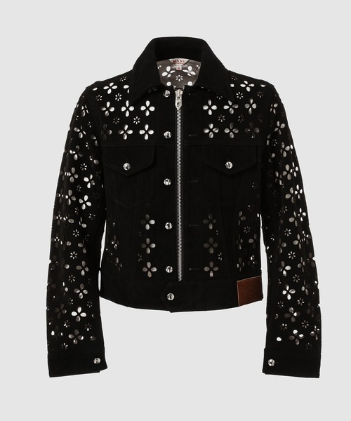 ジャケット・アウター masu HIGH TWISTED LEATHER JACKET MASU HIGH WAISTED LEATHER BIKER JACKET - メルカリ