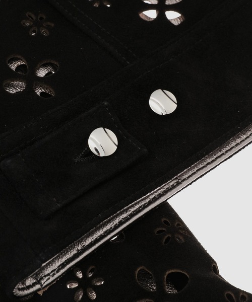 MASU(エムエーエスユー)の「FLOWER HOLE LEATHER JACKET(その他アウター・メンズ・ブラウン/ブラック・48/46)」の8枚目の写真
