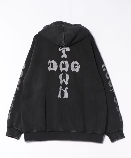 DOGTOWN（ドッグタウン）の「DOGTOWN/ドッグタウン フルジップパーカー バックプリント 254DT1PK008（パーカー・メンズ・アイボリー/ブラック・M/L/XL）」の12枚目の写真