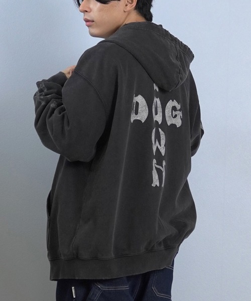 セール】DOGTOWN/ドッグタウン フルジップパーカー バックプリント