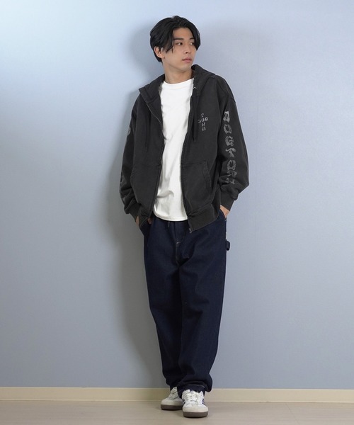 DOGTOWN（ドッグタウン）の「DOGTOWN/ドッグタウン フルジップパーカー バックプリント 254DT1PK008（パーカー・メンズ・アイボリー/ブラック・M/L/XL）」の7枚目の写真