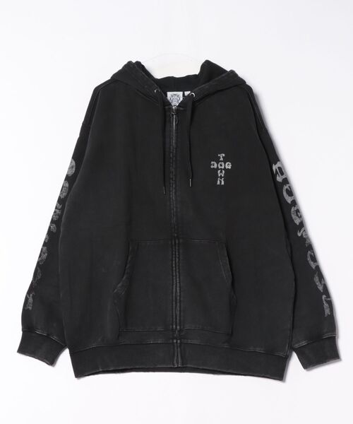 DOGTOWN（ドッグタウン）の「DOGTOWN/ドッグタウン フルジップパーカー バックプリント 254DT1PK008（パーカー・メンズ・アイボリー/ブラック・M/L/XL）」の16枚目の写真