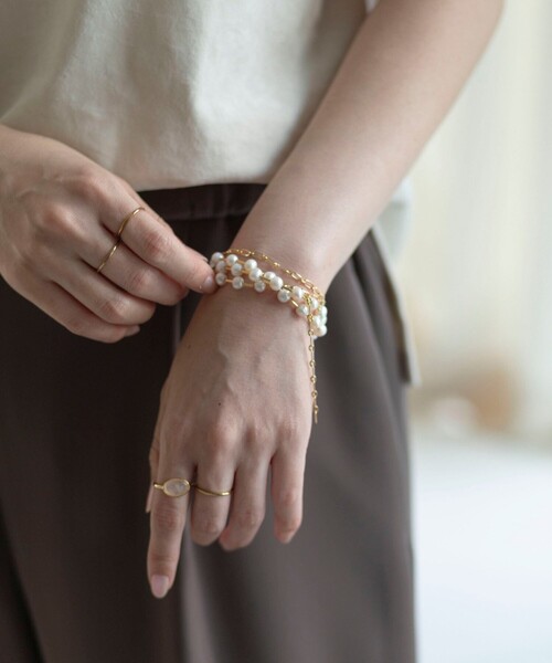 NOLLEY’S（ノーリーズ）の「【grace grace/グラスグラス】【WEB STAFF守屋☆】パイプ淡水パールネックレス（ネックレス・レディース・オフホワイト・FREE）」の10枚目の写真