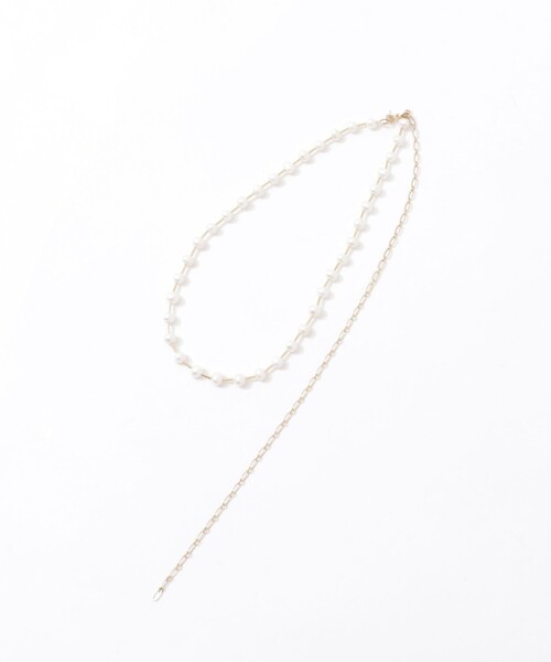 NOLLEY’S（ノーリーズ）の「【grace grace/グラスグラス】【WEB STAFF守屋☆】パイプ淡水パールネックレス（ネックレス・レディース・オフホワイト・FREE）」の5枚目の写真