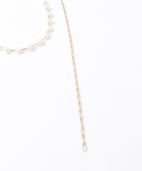 NOLLEY’S（ノーリーズ）の「【grace grace/グラスグラス】【WEB STAFF守屋☆】パイプ淡水パールネックレス（ネックレス・レディース・オフホワイト・FREE）」の7枚目の写真